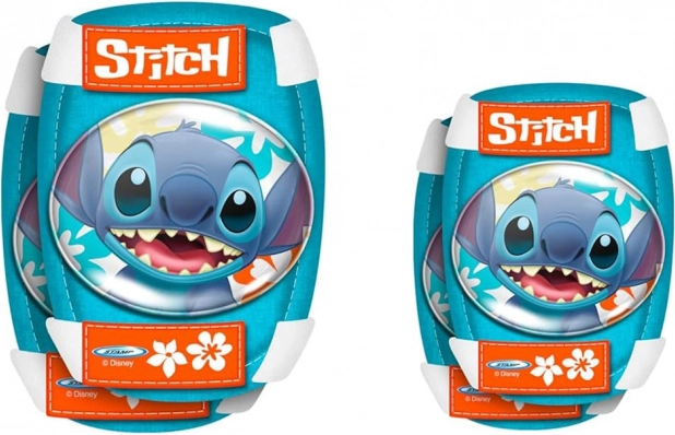 Set di protezione con casco regolabile e protezioni Disney STITCH