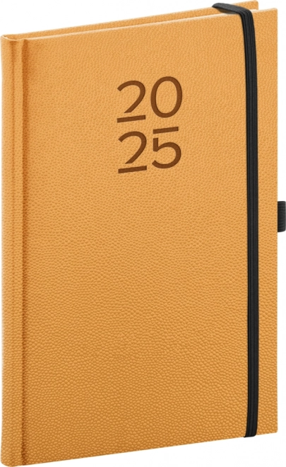 Agenda settimanale Vellum 2025 arancione