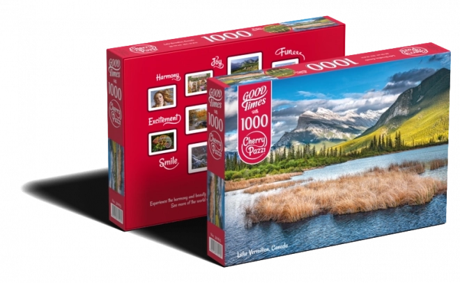 Puzzle Cherry Pazzi Lago Vermilion Parco Nazionale Banff 1000 Pezzi