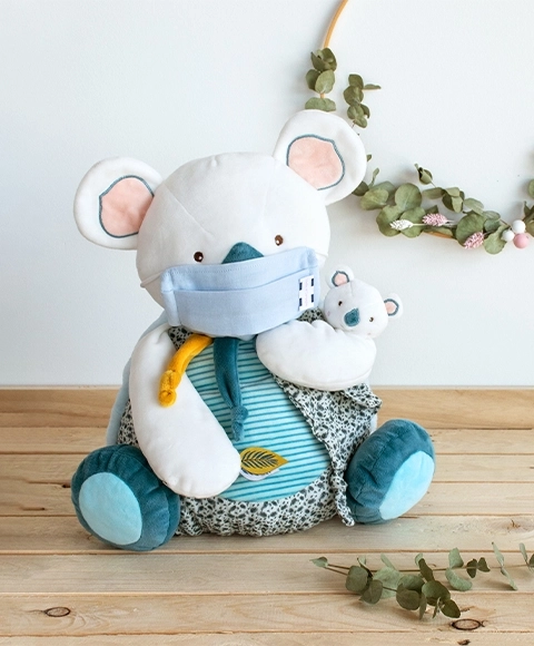 Doudou Koala Yoca con spazio per il pigiama 40 cm