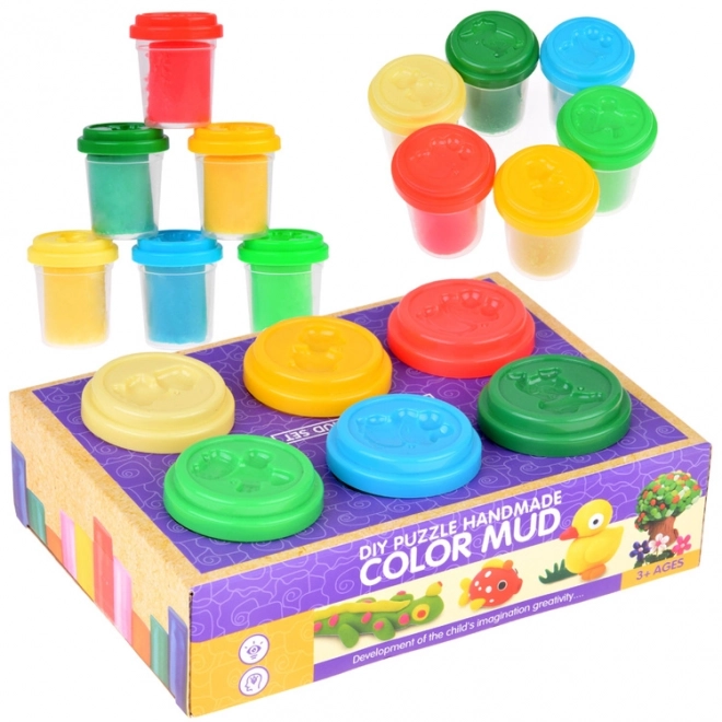 Set plastilina colorata 6 pezzi