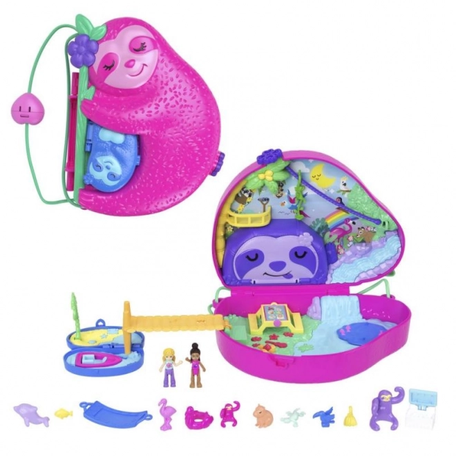 Set Polly Pocket Famiglia Bradipo