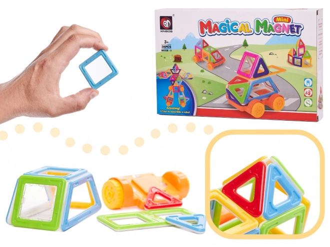 Blocchi magnetici mini Magical Magnet 38 pezzi