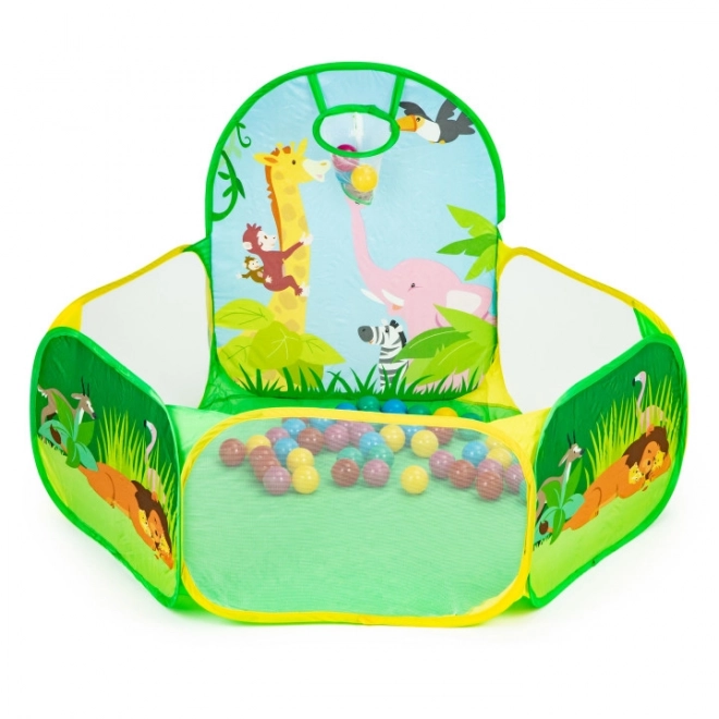 Tenda piscina secca per bambini con 50 palline