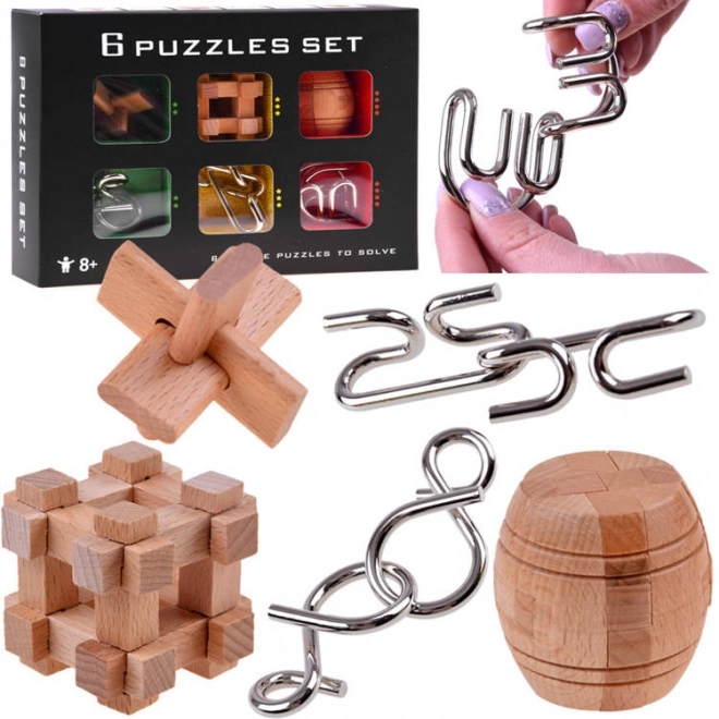Puzzle Logici Metallici Układanka