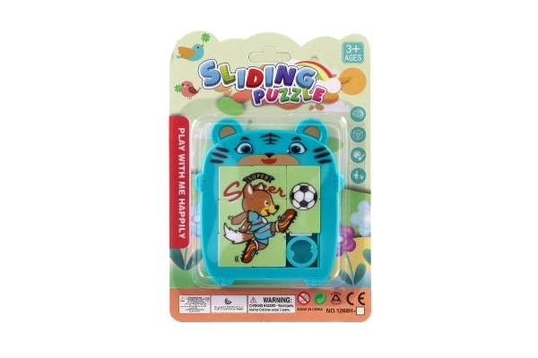 Puzzle scorrevole animali in plastica