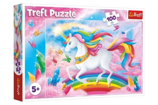 Puzzle 100 pezzi - Nel mondo cristallino degli unicorni