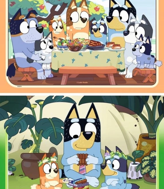 Puzzle di Bluey 2x24 pezzi