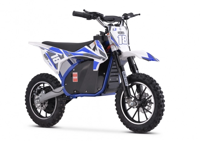 Moto Cross TRAIL KING a Batteria Blu