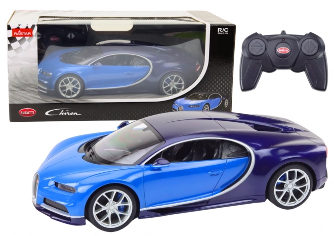 Telecomando RC 1:14 Bugatti Veyron Chiron Blu