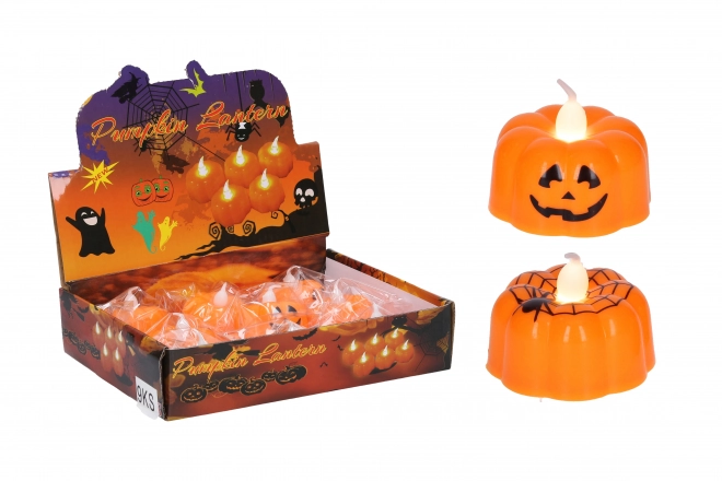 Decorazione di Halloween a forma di zucca luminosa