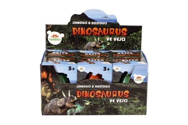 Dinosauro da schiudere e crescere in plastica