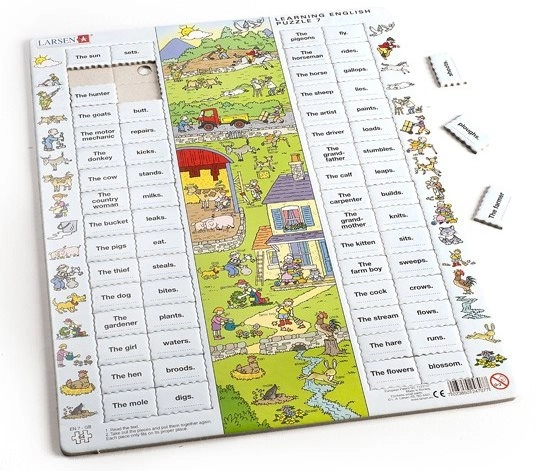 Puzzle per imparare l'inglese - Vita di campagna