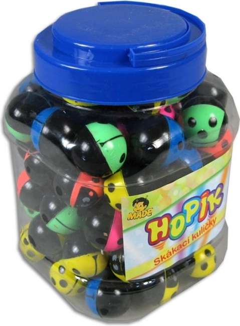 Pallina saltellante Hopík con pois