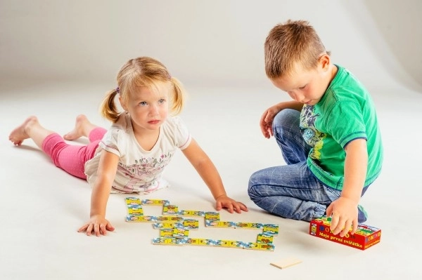 Domino animali in legno - il mio primo gioco