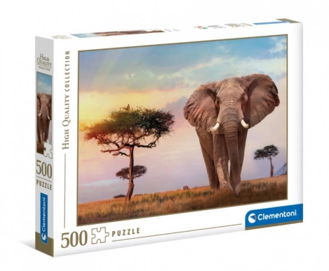 Puzzle Tramonto Africano 500 Pezzi