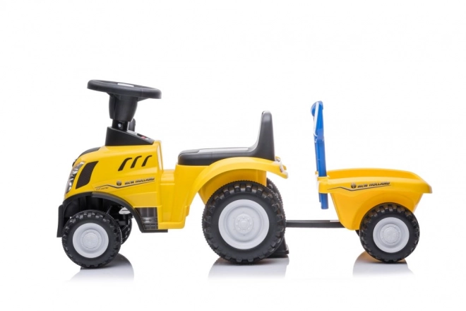 Trattore Cavalcabile New Holland Giallo