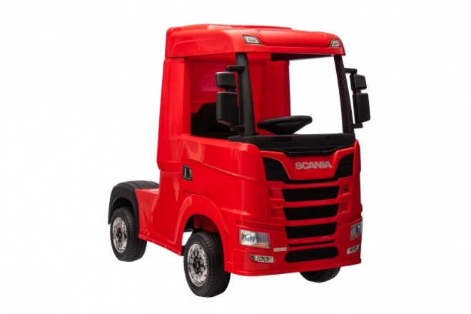 Auto elettrico Scania rosso 4x4