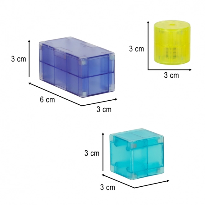 Blocchi magnetici luminosi 64 pezzi