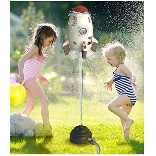 Irrigatore da giardino per bambini a forma di razzo
