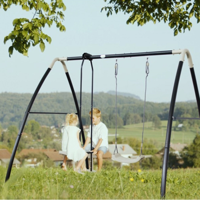 Altalene da giardino AXI con struttura in metallo per bambini