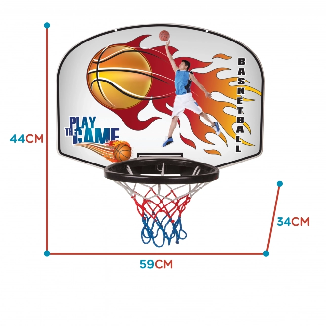 Set basket portatile con palla