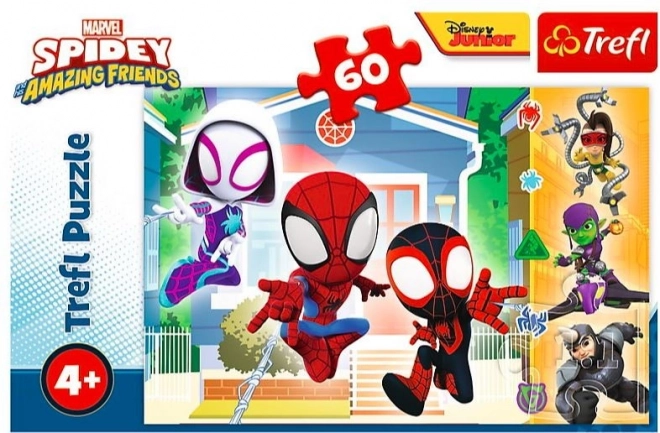 Puzzle Trefl nel mondo di Spidey 60 pezzi