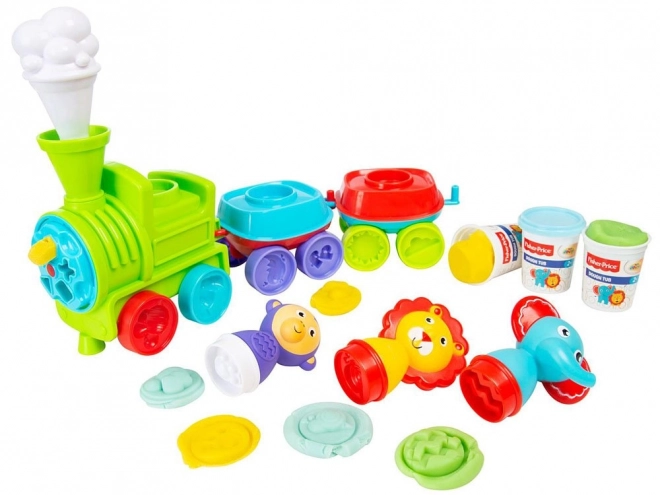 Treno Creativo con Pasta da Modellare Fisher Price