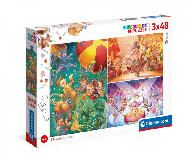 Puzzle Cirkus 3x48 pezzi