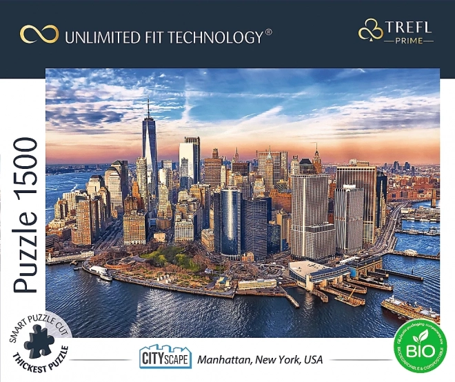 Puzzle Trefl UFT: Paesaggio urbano di Manhattan, New York