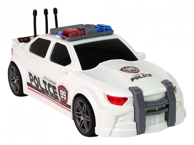 Auto Sportivo Polizia 1:16 Bianco Suono