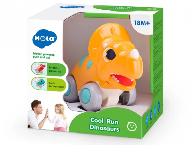 Dinosauro Giocattolo a Raggiungimento Incline – Arancione