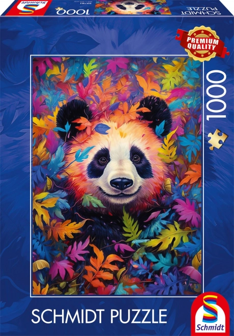 Puzzle Schmidt panda nella foresta arcobaleno 1000 pezzi