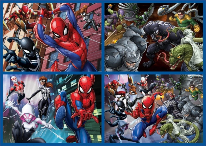 Puzzle Progressivo Spiderman 4 in 1 di EDUCA