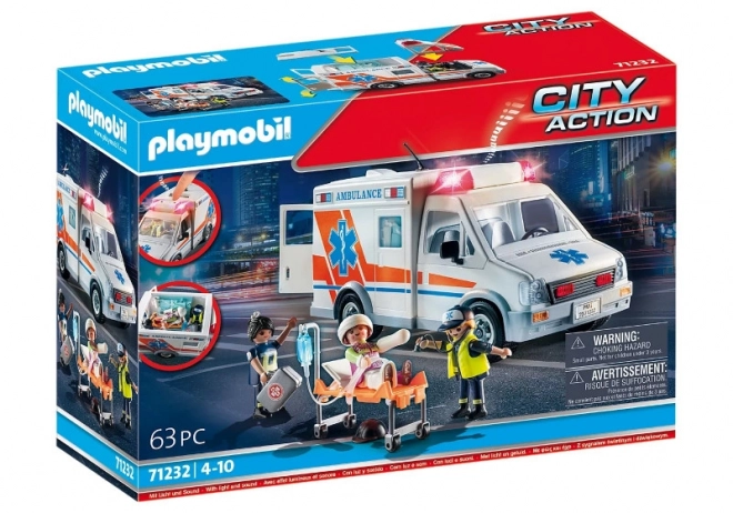 Ambulanza City Action di PLAYMOBIL