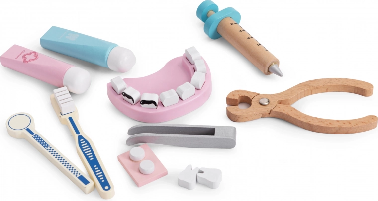 Pezzi in legno sicuri con bordi lisci