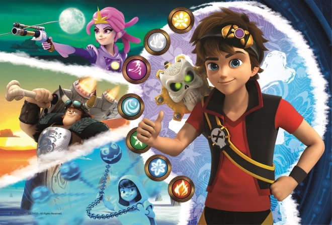 Puzzle Zak Storm: Sfida della Tempesta 60 Pezzi