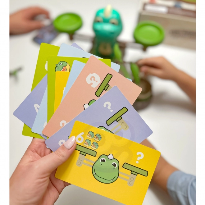 Gioco educativo Dinozaur con bilancia e cattura di WOOPIE
