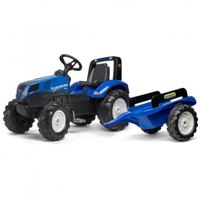 Trattore a pedali New Holland con rimorchio