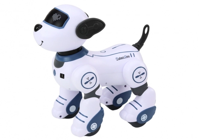 Cane Robot Interattivo con Telecomando Blu