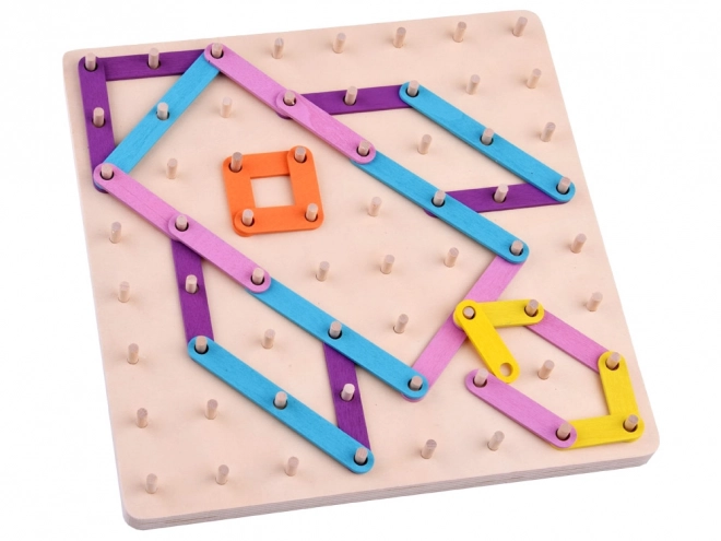 Puzzle Montessori in legno con lavagna cancellabile