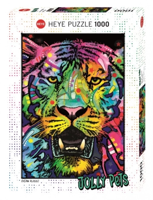 Puzzle Heye jolly pets: tigre selvaggio 1000 pezzi