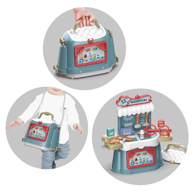 Set da piccolino dottore 3 in 1 con valigetta Woopie
