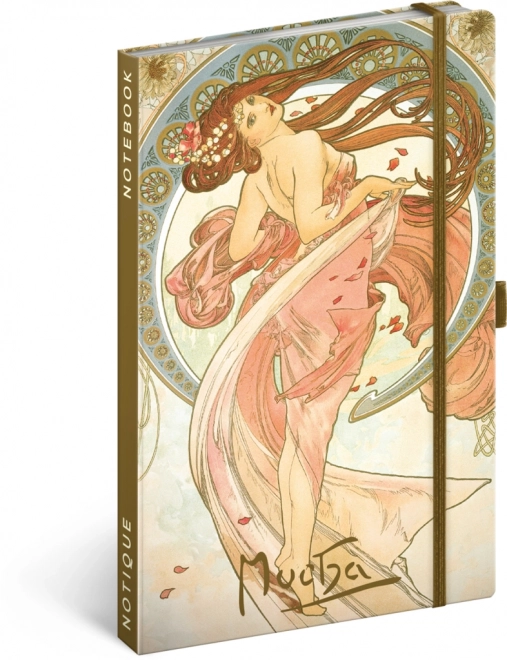 Quaderno A Righe NOTIQUE – Tanec di Alfons Mucha