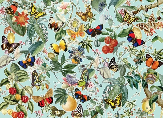 Puzzle Frutta e Farfalle 1000 pezzi Cobble Hill