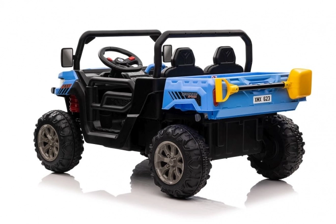 Auto elettrico per bambini 4x4 blu