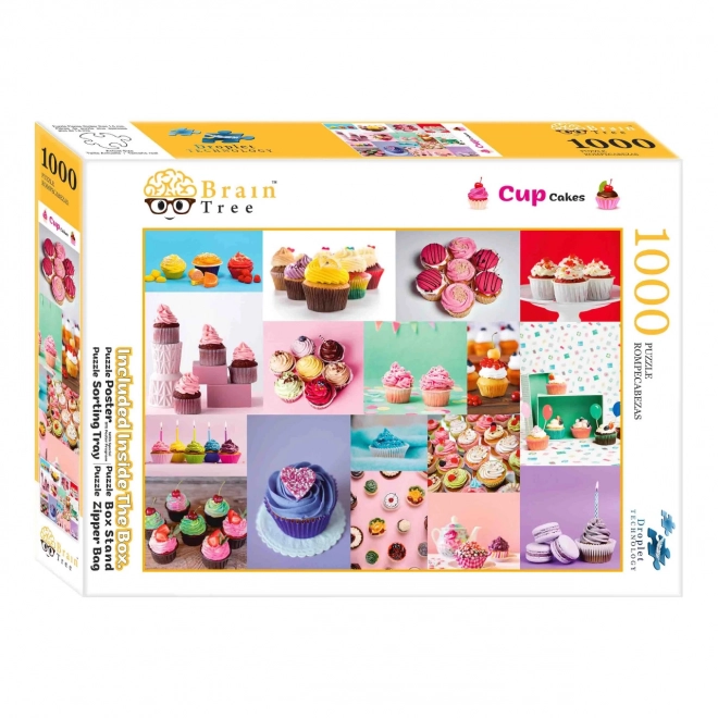 Puzzle Brain Tree Cupcake 1000 Pezzi