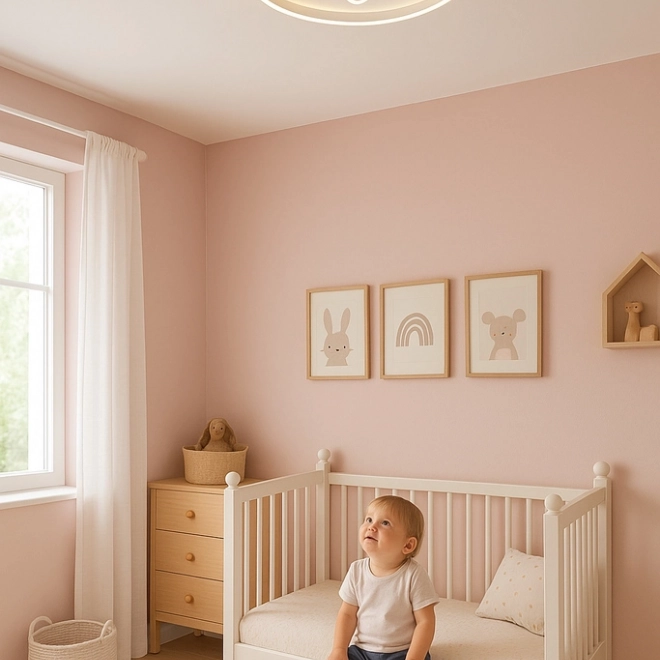 Lampada a soffitto LED per la cameretta con telecomando