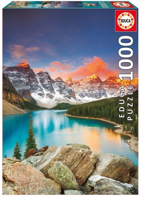 Puzzle Jezero Moraine, Canada 1000 pezzi