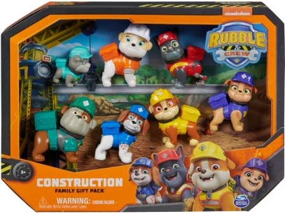 Personaggi PAW Patrol – Rubble e la sua squadra, set regalo 7 pz